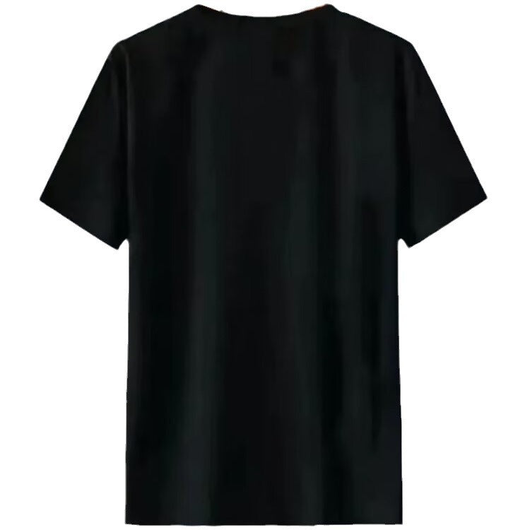 Playera de Tela Fría para Hombre - Manga Corta Cuadros Talla Extra