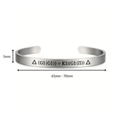 Pulsera Cuántica Grabovoi Acero Inoxidable con Consagración Energética | Manifestación y Abundancia